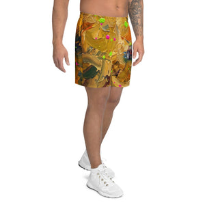 Furrow & Fields Shorts Fiat 1880 Splash Art | All-Over Print Athletic Shorts Quality Farmers Merch