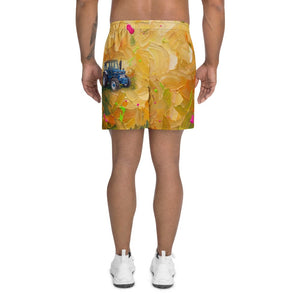 Furrow & Fields Shorts Ford 5610 Force II Splash Art | All-Over Print Athletic Shorts Quality Farmers Merch