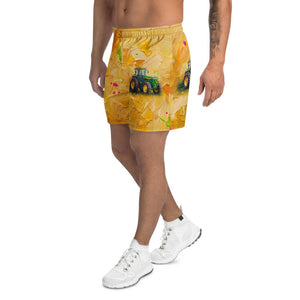 Furrow & Fields Shorts John Deere 4955 Splash Art | All-Over Print Athletic Shorts Quality Farmers Merch