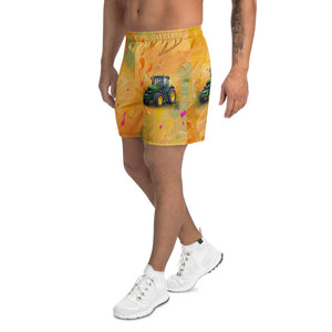 Furrow & Fields Shorts John Deere 7810 Splash Art | All-Over Print Athletic Shorts Quality Farmers Merch
