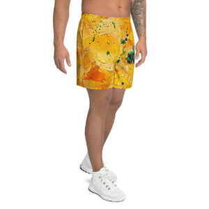 Furrow & Fields Shorts John Deere 8345R Splash Art | All-Over Print Athletic Shorts Quality Farmers Merch