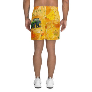 Furrow & Fields Shorts John Deere 8345R Splash Art | All-Over Print Athletic Shorts Quality Farmers Merch