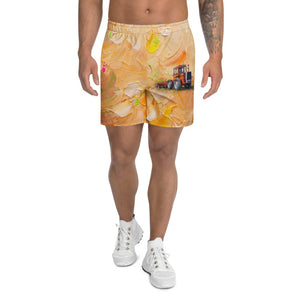 Furrow & Fields Shorts Massey Ferguson 1200 Splash Art | All-Over Print Athletic Shorts Quality Farmers Merch