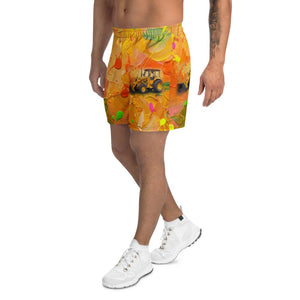 Furrow & Fields Shorts Massey Ferguson 50E Splash Art | All-Over Print Athletic Shorts Quality Farmers Merch