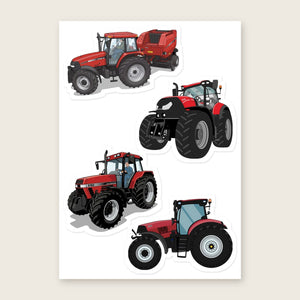Furrow & Fields Sticker Sheet A5 (5.83″×8.27″) Case Illustrated No. 1 | Kiss-Cut Sticker Sheet Quality Farmers Merch