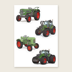 Furrow & Fields Sticker Sheet A5 (5.83″×8.27″) Fendt Illustrated No. 14 | Kiss-Cut Sticker Sheet Quality Farmers Merch