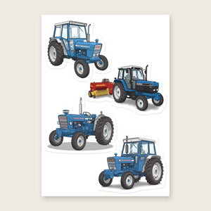 Furrow & Fields Sticker Sheet A5 (5.83″×8.27″) Ford Illustrated No. 17 | Kiss-Cut Sticker Sheet Quality Farmers Merch