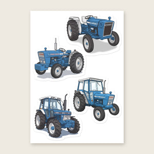 Furrow & Fields Sticker Sheet A5 (5.83″×8.27″) Ford Illustrated No. 19 | Kiss-Cut Sticker Sheet Quality Farmers Merch