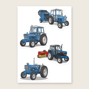 Furrow & Fields Sticker Sheet A5 (5.83″×8.27″) Ford Illustrated No. 20 | Kiss-Cut Sticker Sheet Quality Farmers Merch