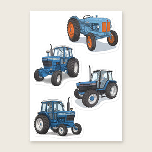 Furrow & Fields Sticker Sheet A5 (5.83″×8.27″) Ford Illustrated No. 22 | Kiss-Cut Sticker Sheet Quality Farmers Merch