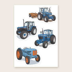Furrow & Fields Sticker Sheet A5 (5.83″×8.27″) Ford Illustrated No. 23 | Kiss-Cut Sticker Sheet Quality Farmers Merch