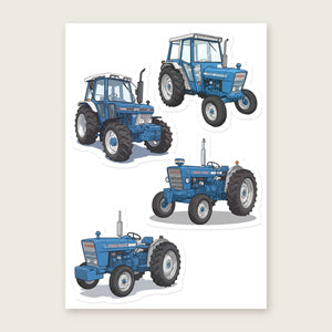 Furrow & Fields Sticker Sheet A5 (5.83″×8.27″) Ford Illustrated No. 26 | Kiss-Cut Sticker Sheet Quality Farmers Merch