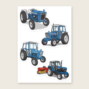 Furrow & Fields Sticker Sheet A5 (5.83″×8.27″) Ford Illustrated No. 28 | Kiss-Cut Sticker Sheet Quality Farmers Merch