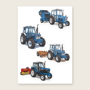 Furrow & Fields Sticker Sheet A5 (5.83″×8.27″) Ford Illustrated No. 3 | Kiss-Cut Sticker Sheet Quality Farmers Merch
