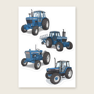 Furrow & Fields Sticker Sheet A5 (5.83″×8.27″) Ford Illustrated No. 31 | Kiss-Cut Sticker Sheet Quality Farmers Merch
