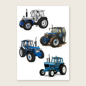Furrow & Fields Sticker Sheet A5 (5.83″×8.27″) Ford Illustrated No. 32 | Kiss-Cut Sticker Sheet Quality Farmers Merch