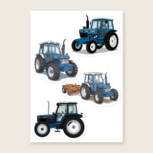 Furrow & Fields Sticker Sheet A5 (5.83″×8.27″) Ford Illustrated No. 33 | Kiss-Cut Sticker Sheet Quality Farmers Merch