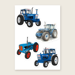 Furrow & Fields Sticker Sheet A5 (5.83″×8.27″) Ford Illustrated No. 35 | Kiss-Cut Sticker Sheet Quality Farmers Merch
