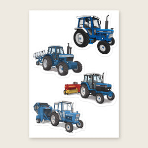 Furrow & Fields Sticker Sheet A5 (5.83″×8.27″) Ford Illustrated No. 36 | Kiss-Cut Sticker Sheet Quality Farmers Merch