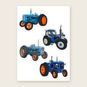 Furrow & Fields Sticker Sheet A5 (5.83″×8.27″) Ford Illustrated No. 37 | Kiss-Cut Sticker Sheet Quality Farmers Merch