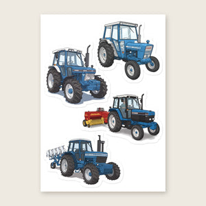 Furrow & Fields Sticker Sheet A5 (5.83″×8.27″) Ford Illustrated No. 4 | Kiss-Cut Sticker Sheet Quality Farmers Merch