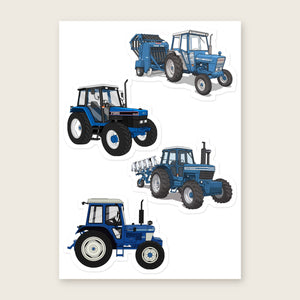 Furrow & Fields Sticker Sheet A5 (5.83″×8.27″) Ford Illustrated No. 42 | Kiss-Cut Sticker Sheet Quality Farmers Merch