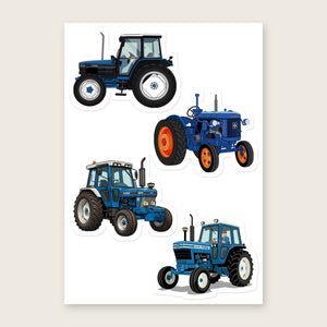 Furrow & Fields Sticker Sheet A5 (5.83″×8.27″) Ford Illustrated No. 44 | Kiss-Cut Sticker Sheet Quality Farmers Merch