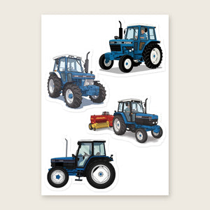 Furrow & Fields Sticker Sheet A5 (5.83″×8.27″) Ford Illustrated No. 46 | Kiss-Cut Sticker Sheet Quality Farmers Merch