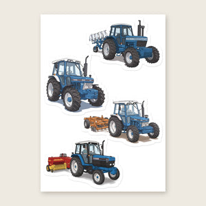 Furrow & Fields Sticker Sheet A5 (5.83″×8.27″) Ford Illustrated No. 5 | Kiss-Cut Sticker Sheet Quality Farmers Merch