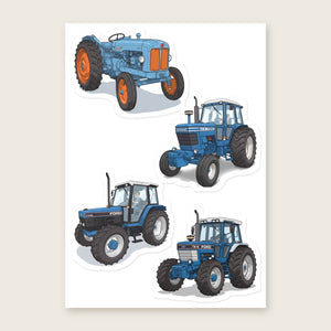 Furrow & Fields Sticker Sheet A5 (5.83″×8.27″) Ford Illustrated No. 7 | Kiss-Cut Sticker Sheet Quality Farmers Merch