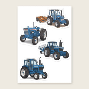 Furrow & Fields Sticker Sheet A5 (5.83″×8.27″) Ford Illustrated No. 8 | Kiss-Cut Sticker Sheet Quality Farmers Merch