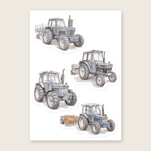 Furrow & Fields Sticker Sheet A5 (5.83″×8.27″) Ford Pencil Sketch No. 2 | Kiss-Cut Sticker Sheet Quality Farmers Merch