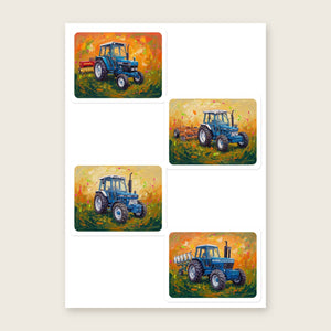 Furrow & Fields Sticker Sheet A5 (5.83″×8.27″) Ford Splash Art No. 2 | Kiss-Cut Sticker Sheet Quality Farmers Merch