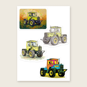 Furrow & Fields Sticker Sheet A5 (5.83″×8.27″) MB-trac 1100 Art | Kiss-Cut Sticker Sheet Quality Farmers Merch