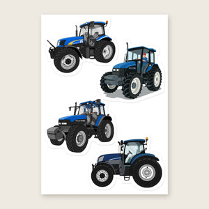 Furrow & Fields Sticker Sheet A5 (5.83″×8.27″) New Holland Illustrated No. 11 | Kiss-Cut Sticker Sheet Quality Farmers Merch