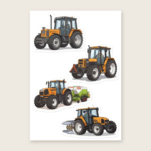 Furrow & Fields Sticker Sheet A5 (5.83″×8.27″) Renault Illustrated | Kiss-Cut Sticker Sheet Quality Farmers Merch
