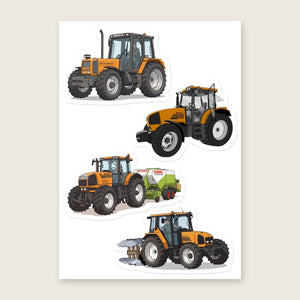 Furrow & Fields Sticker Sheet A5 (5.83″×8.27″) Renault Illustrated No. 4 | Kiss-Cut Sticker Sheet Quality Farmers Merch