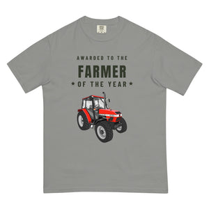 Furrow & Fields T-Shirt Grey / S Farmer of the Year Case 4230 | Unisex Premium T-shirt Quality Farmers Merch