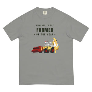 Furrow & Fields T-Shirt Grey / S Farmer of the Year JCB 3D | Unisex Premium T-shirt Quality Farmers Merch