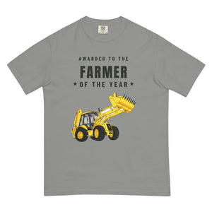 Furrow & Fields T-Shirt Grey / S Farmer of the Year JCB 4CX Project 8 | Unisex Premium T-shirt Quality Farmers Merch