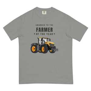 Furrow & Fields T-Shirt Grey / S Farmer of the Year JCB 8330 Fastrac | Unisex Premium T-shirt Quality Farmers Merch