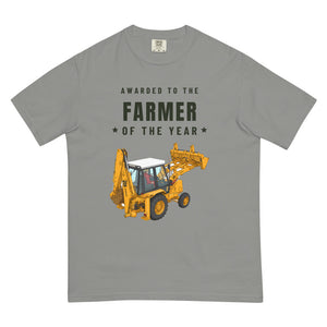 Furrow & Fields T-Shirt Grey / S Farmer of the Year JCB Grey Cab | Unisex Premium T-shirt Quality Farmers Merch
