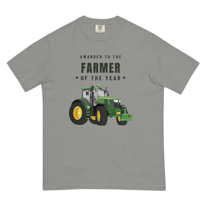 Furrow & Fields T-Shirt Grey / S Farmer of the Year John Deere 6210 R | Unisex Premium T-shirt Quality Farmers Merch