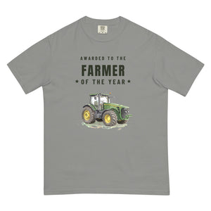 Furrow & Fields T-Shirt Grey / S Farmer of the Year John Deere 8345R Watercolour | Unisex Premium T-shirt Quality Farmers Merch