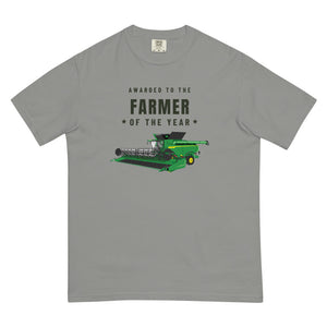 Furrow & Fields T-Shirt Grey / S Farmer of the Year John Deere X9 1100 Combine | Unisex Premium T-shirt Quality Farmers Merch