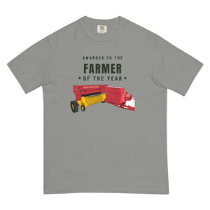 Furrow & Fields T-Shirt Grey / S Farmer of the Year New Holland 274 Square Baler | Unisex Premium T-shirt Quality Farmers Merch