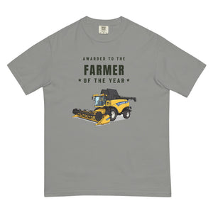 Furrow & Fields T-Shirt Grey / S Farmer of the Year New Holland CR 9090 | Unisex Premium T-shirt Quality Farmers Merch