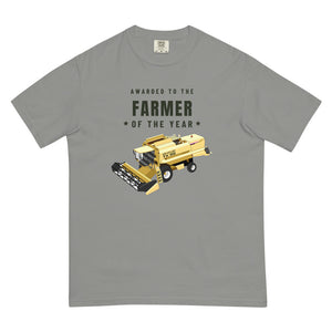 Furrow & Fields T-Shirt Grey / S Farmer of the Year New Holland TX 66 Combine Harvester | Unisex Premium T-shirt Quality Farmers Merch