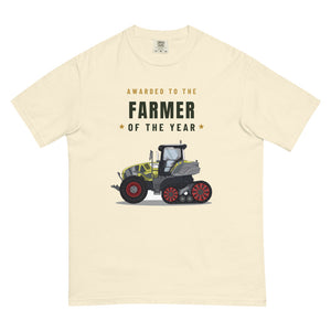 Furrow & Fields T-Shirt Ivory / S Farmer of the Year Claas Axion 900 Terra Trac | Unisex Premium T-shirt Quality Farmers Merch