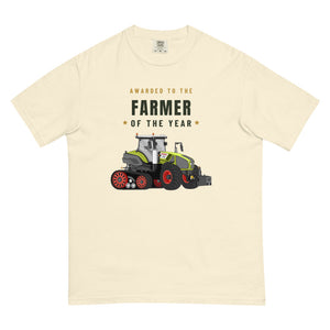 Furrow & Fields T-Shirt Ivory / S Farmer of the Year Claas Axion 930 | Unisex Premium T-shirt Quality Farmers Merch